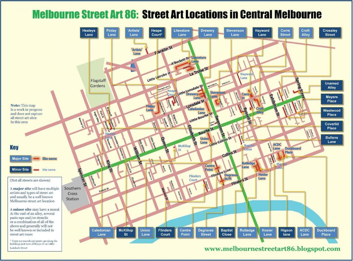 Melburnas kelių žemėlapis