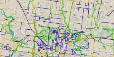 Melburnas dviračių žemėlapis