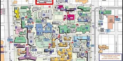 Žemėlapis Melburno universitetas