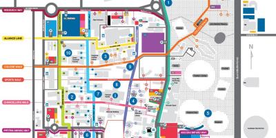 Žemėlapis Monash universitetas