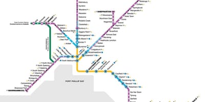 Vline žemėlapyje